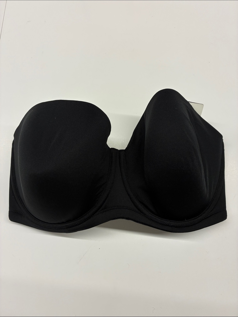 NEW Wacoal Black Strapless Bandeau Bra with Molded Cups Size 36H